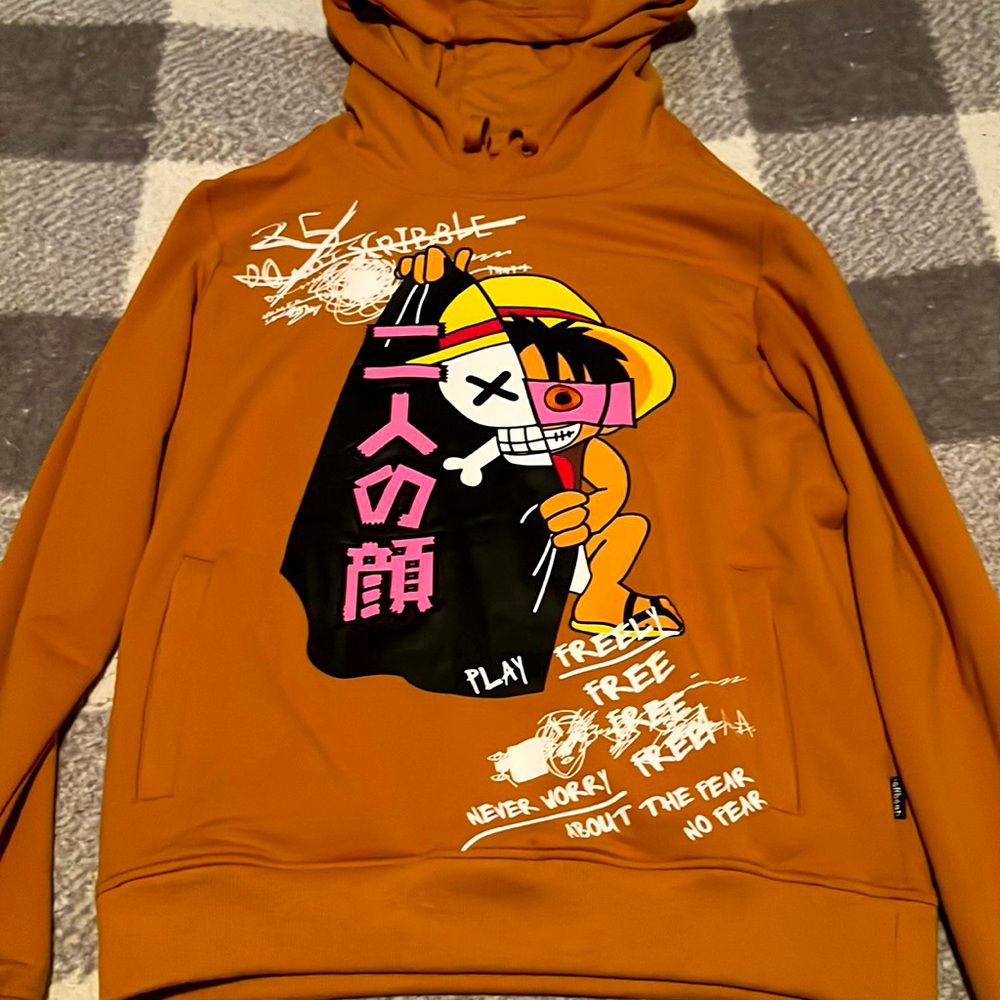 Orange Pullover hoodie